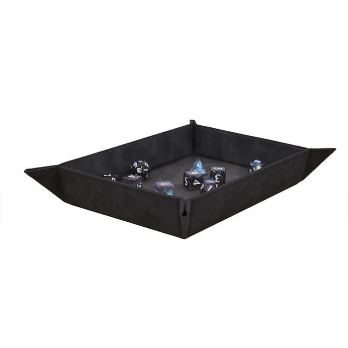 ULTRA PRO Gaming Accessories - Foldable Dice Rolling Trays- Black Suede