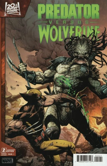 Predator vs. Wolverine #2 Gary Frank Variant Comic