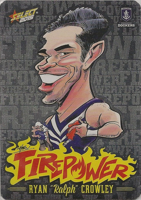 Ryan Crowley, Firepower Caricatures, 2015 Select AFL Champions