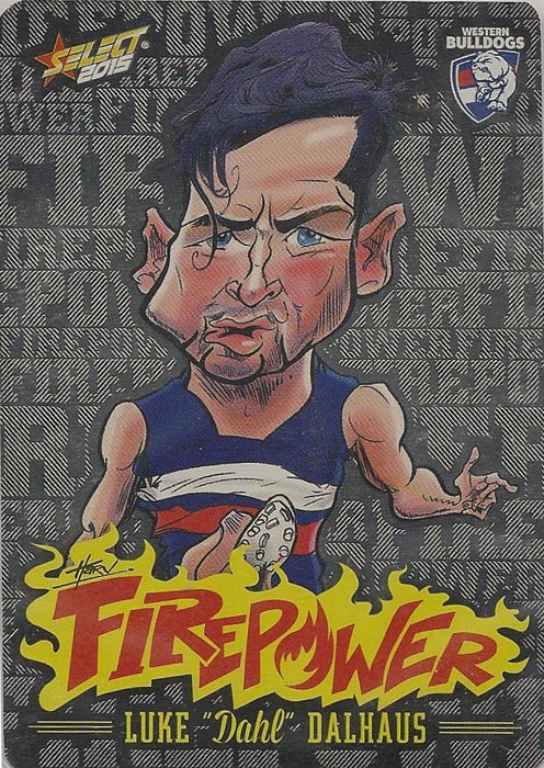 Luke Dalhaus, Firepower Caricatures, 2015 Select AFL Champions