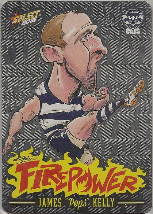 James Kelly, Firepower Caricatures, 2015 Select AFL Champions