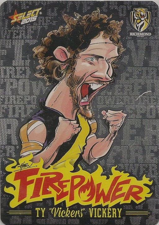 Ty Vickery, Firepower Caricatures, 2015 Select AFL Champions