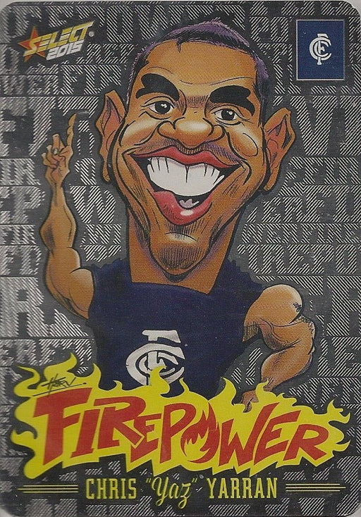 Chris Yarran, Firepower Caricatures, 2015 Select AFL Champions
