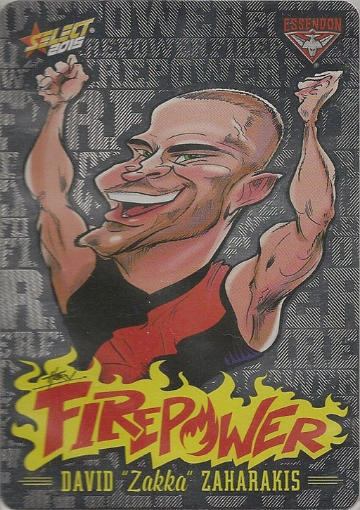 David Zaharakis, Firepower Caricatures, 2015 Select AFL Champions