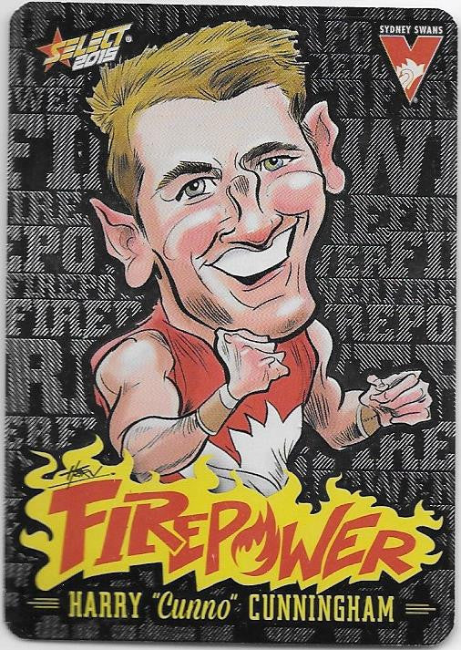 Harry Cunningham, Firepower Caricatures, 2015 Select AFL Champions