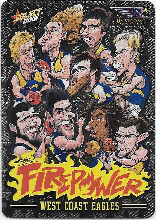 West Coast Eagles, Firepower Caricatures Checklist, 2015 Select AFL Champions