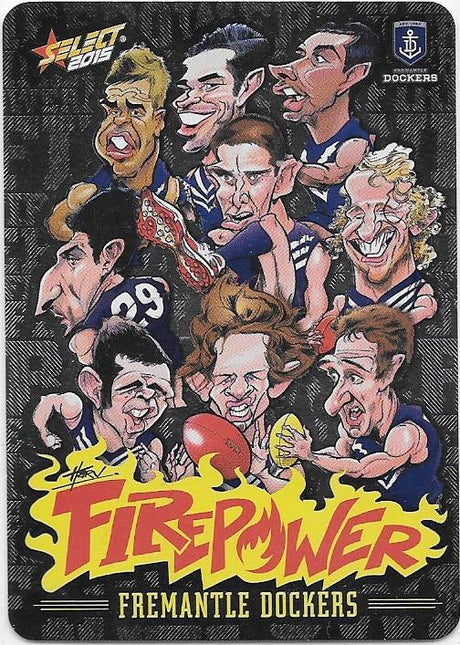 Fremantle Dockers, Firepower Caricatures Checklist, 2015 Select AFL Champions