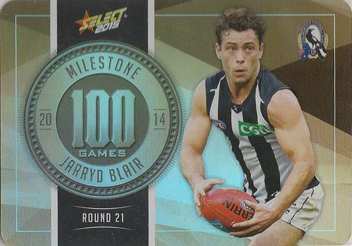 Jarryd Blair, 100 Games Milestone, 2015 Select AFL Champions