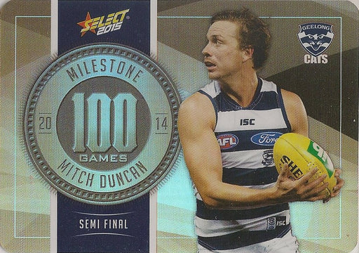 Mitch Duncan, 100 Games Milestone, 2015 Select AFL Champions