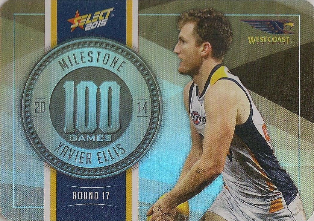 Xavier Ellis, 100 Games Milestone, 2015 Select AFL Champions