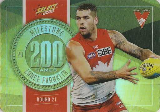 Lance Franklin, 200 Games Milestone, 2015 Select AFL Champions