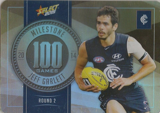Jeff Garlett, 100 Games Milestone, 2015 Select AFL Champions