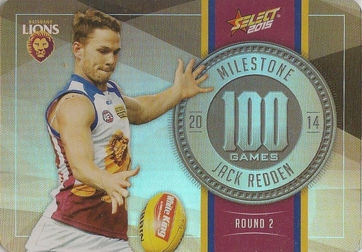 Jack Redden, 100 Games Milestone, 2015 Select AFL Champions