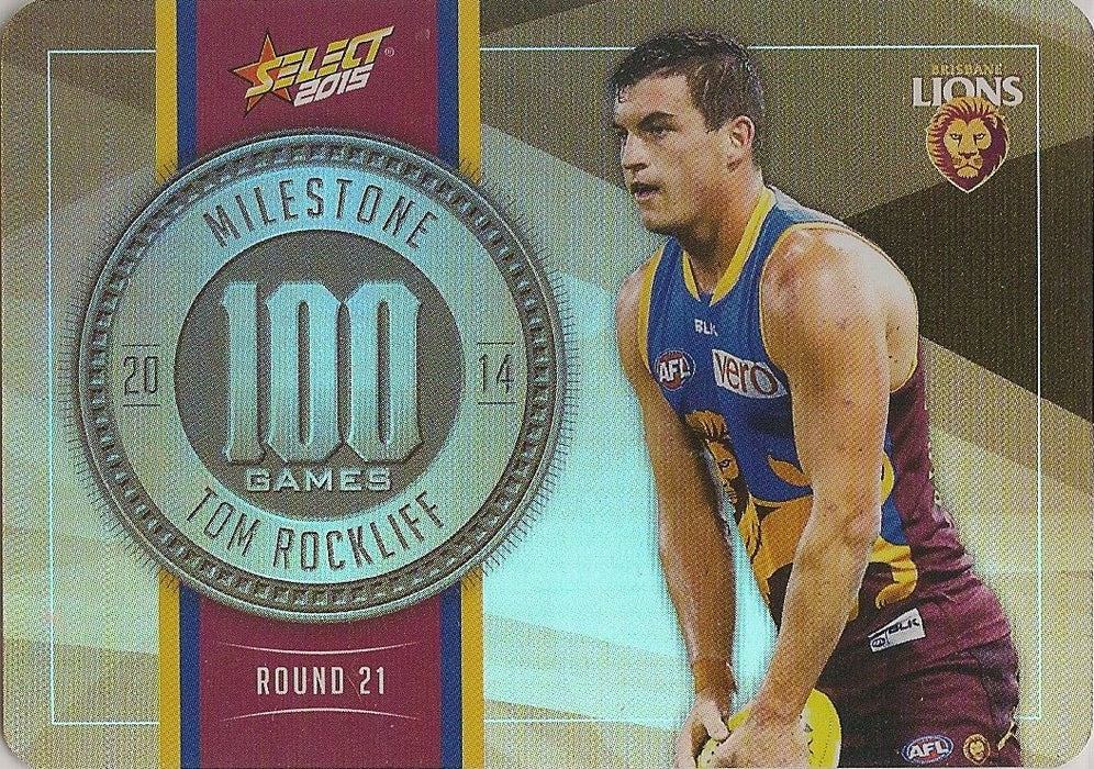 Tom Rockliff, 100 Games Milestone, 2015 Select AFL Champions