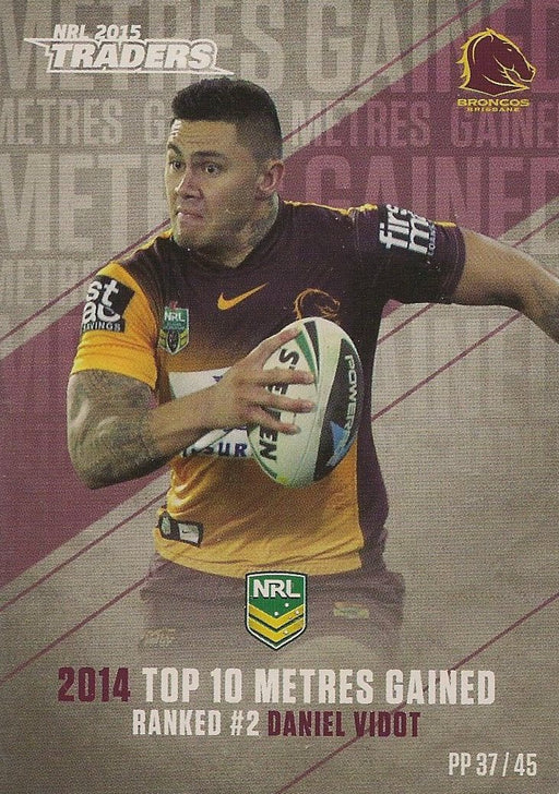 Daniel Vidot, Pieces of the Puzzle, 2015 ESP Traders NRL