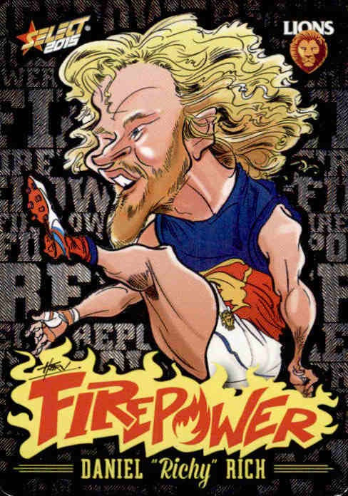 Daniel Rich, Firepower Caricatures, 2015 Select AFL Champions