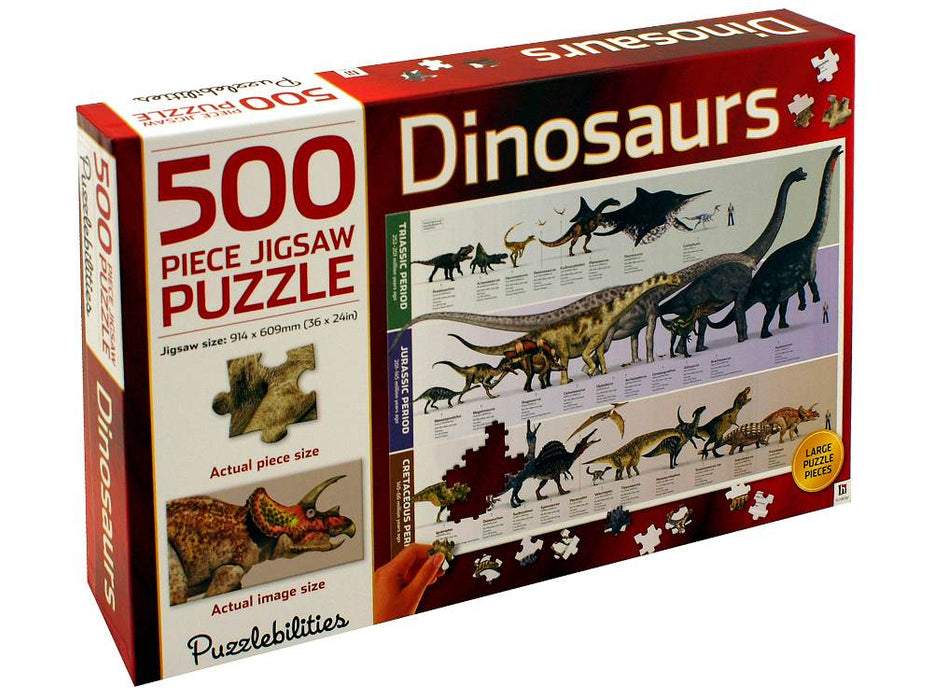 DINOSAURS 500 Piece Jigsaw Puzzle by Puzzlebilities