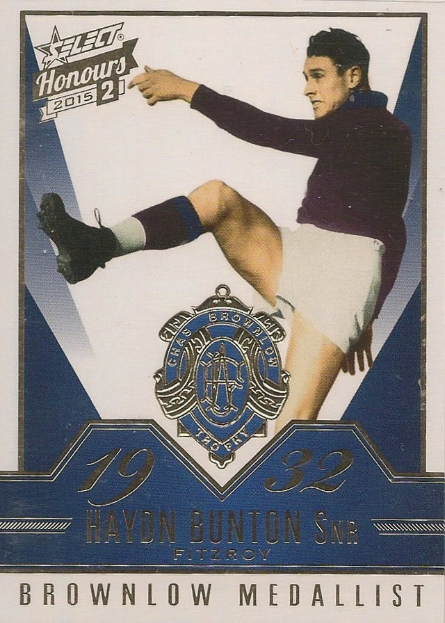 Haydn Bunton Snr, Brownlow Gallery, 2015 Select AFL Honours 2