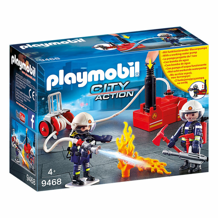 Playmobil 9468 - City Action, Fire Fighters with Water Pump