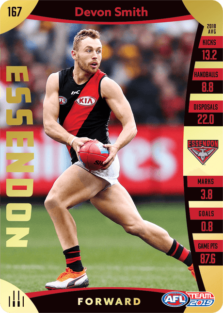 Devon Smith, Gold, 2019 Teamcoach AFL