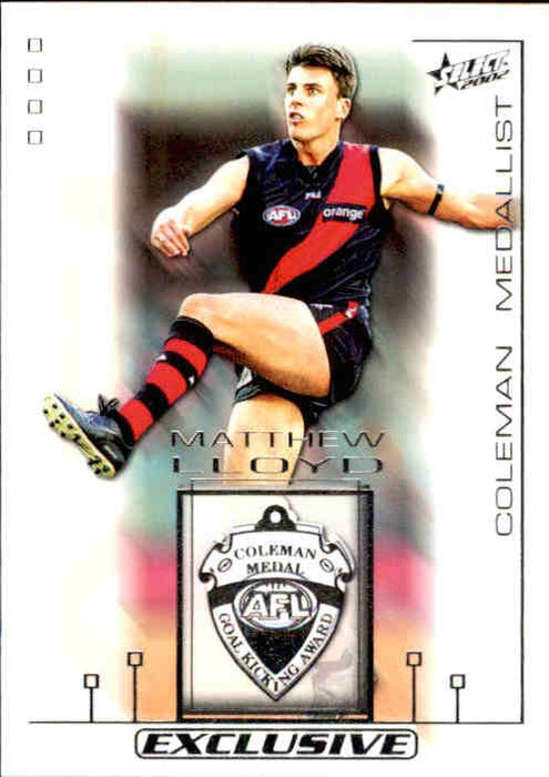 Matthew Lloyd, Coleman Medallist, 2002 Select AFL Exclusive