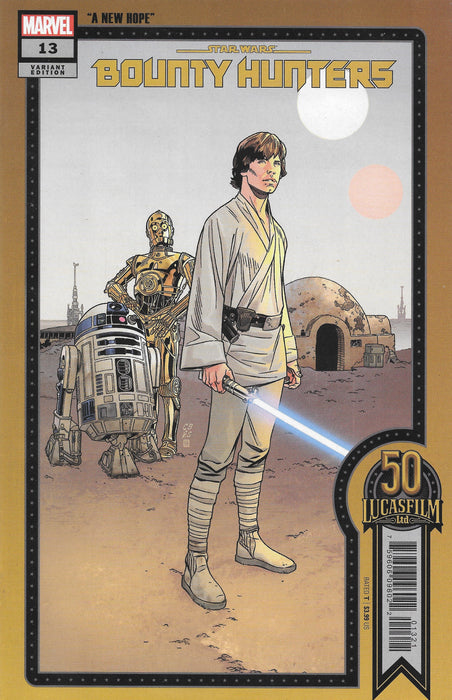 Star Wars Bounty Hunters #13 Comic, LucasFilms 50th Anniversary Variant