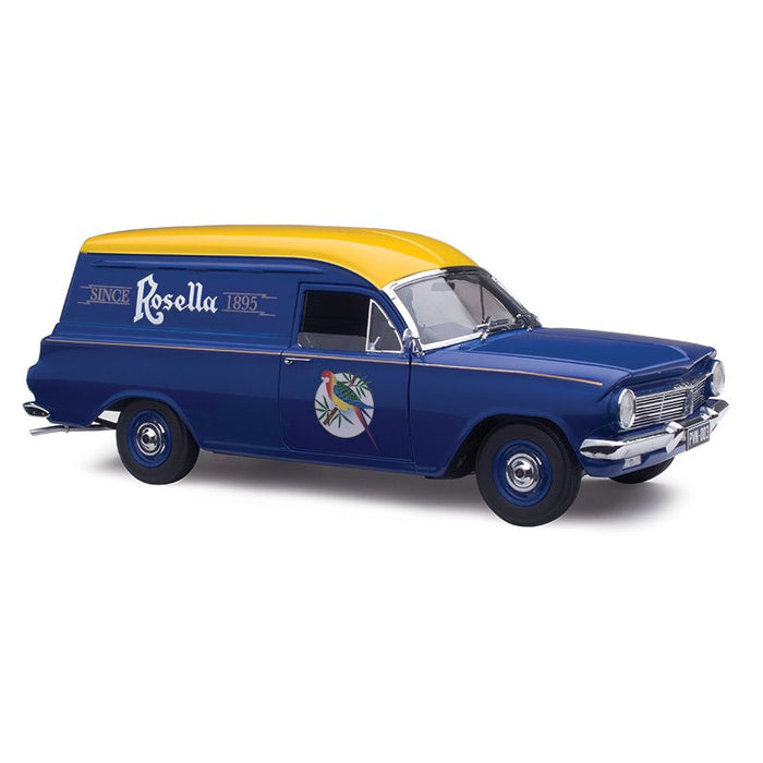 Classic Carlectables Holden EH Panel Van – Tastes of Australia – Rosella, 1:18 Diecast Model Car