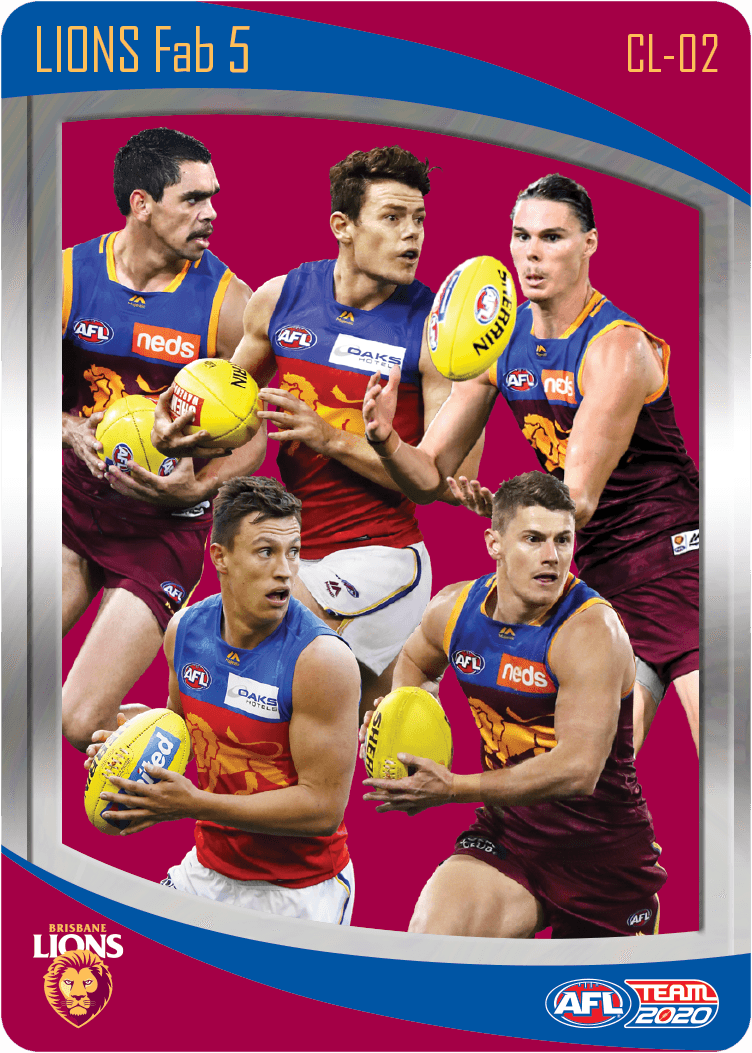 Brisbane Lions, Fab 5 Checklist, 2020 Teamcoach AFL