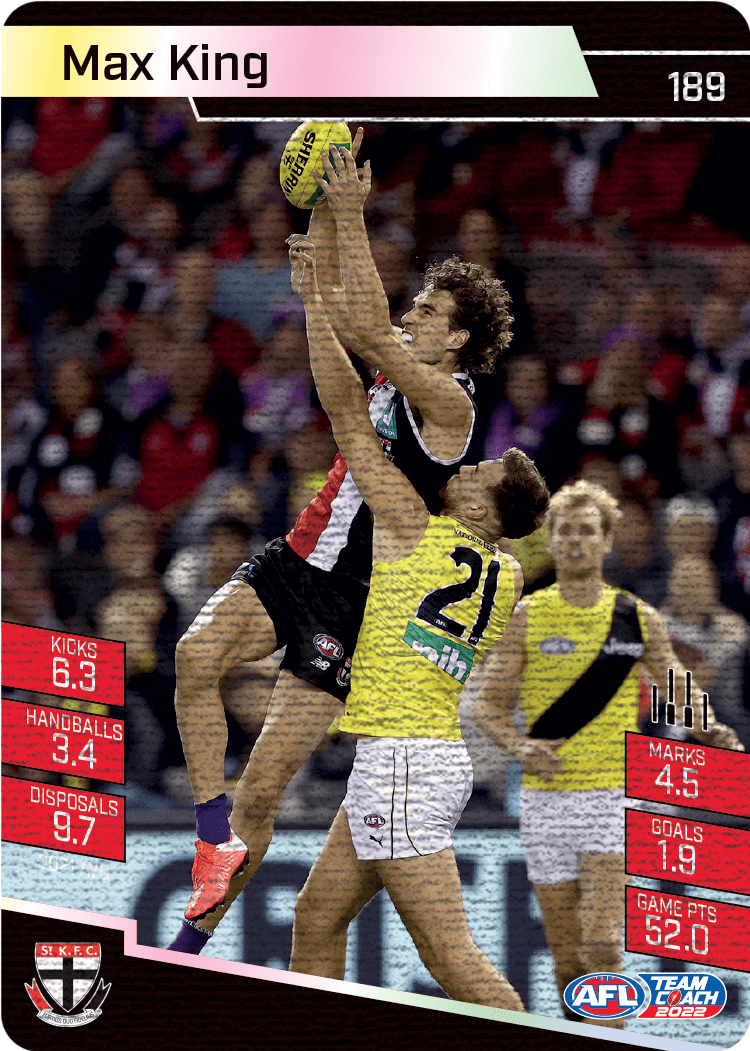 Max King, Canvas, 2022 Teamcoach AFL