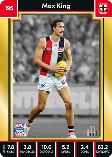 Max King, 195, Gold Parallel, 2023 Teamcoach AFL