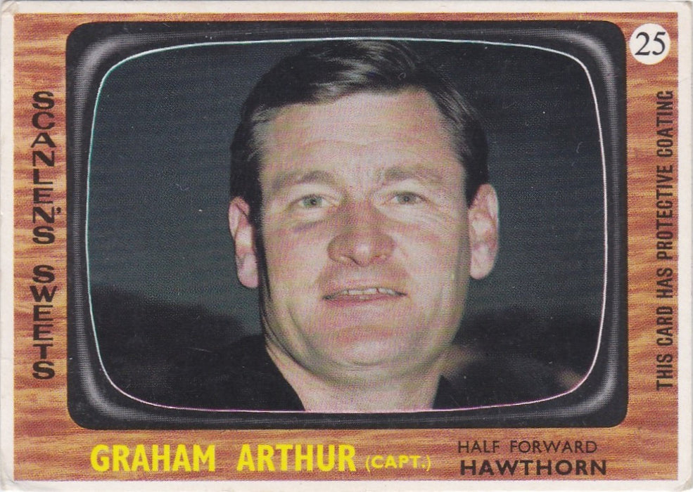 Graham Arthur, 1967 Scanlens VFL