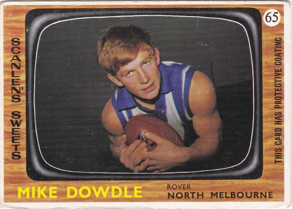 Mike Dowdle, 1967 Scanlens VFL