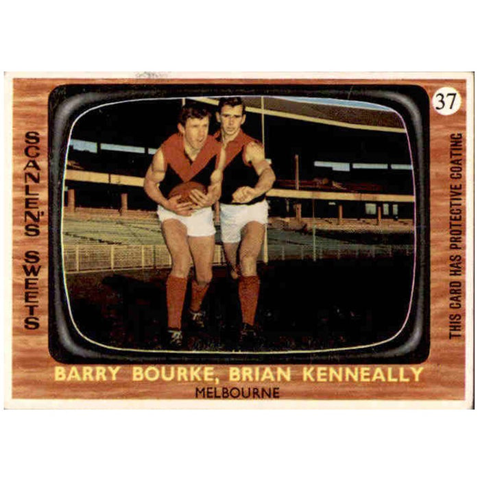 Barry Bourke, Brian Kenneally, 1967 Scanlens VFL
