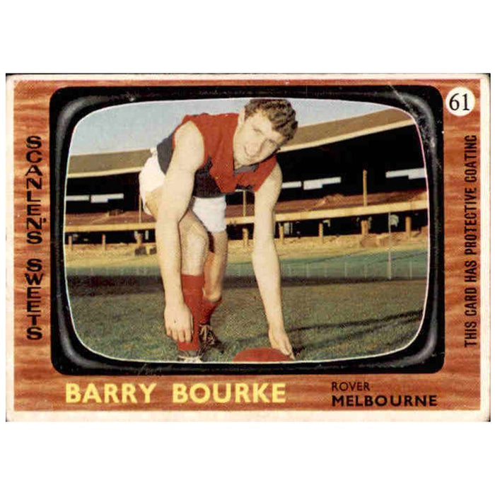 Barry Bourke, 1967 Scanlens VFL