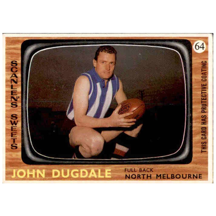John Dugdale, 1967 Scanlens VFL
