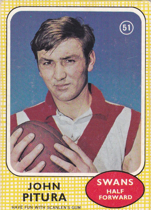 John Pitura, 1970 Scanlens VFL