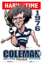 Larry Donohue, 1976 Coleman Medal, Harv Time Poster