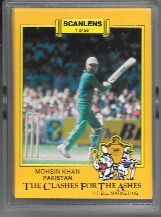 1986-87 Scanlens Cricket Set of 66 cards.