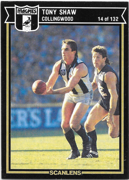 Tony Shaw, 1987 Scanlens VFL