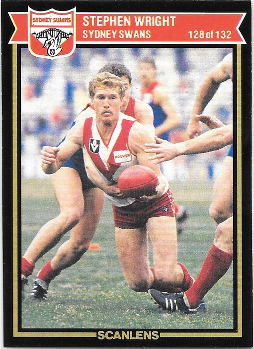 Stephen Wright, 1987 Scanlens VFL