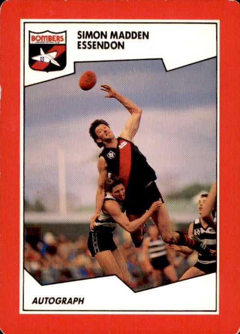 Simon Madden, 1989 Scanlens VFL
