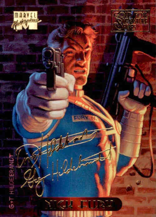 Nick Fury, #39, Gold Foil Signature Series, 1994 Marvel Masterpieces