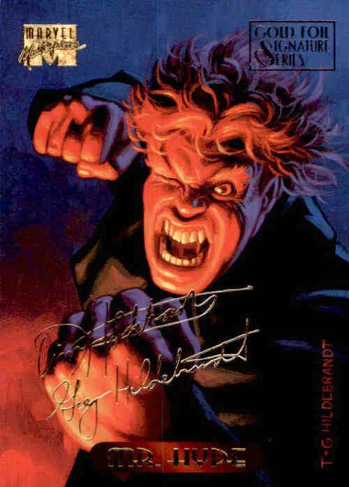 Mr Hyde, #77, Gold Foil Signature Series, 1994 Marvel Masterpieces