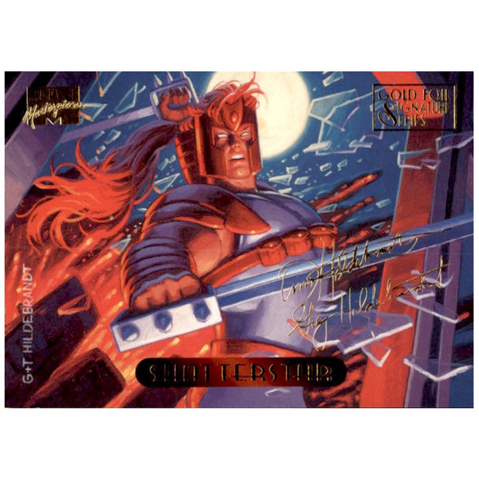 Shatterstar, #107, Gold Foil Signature Series, 1994 Marvel Masterpieces