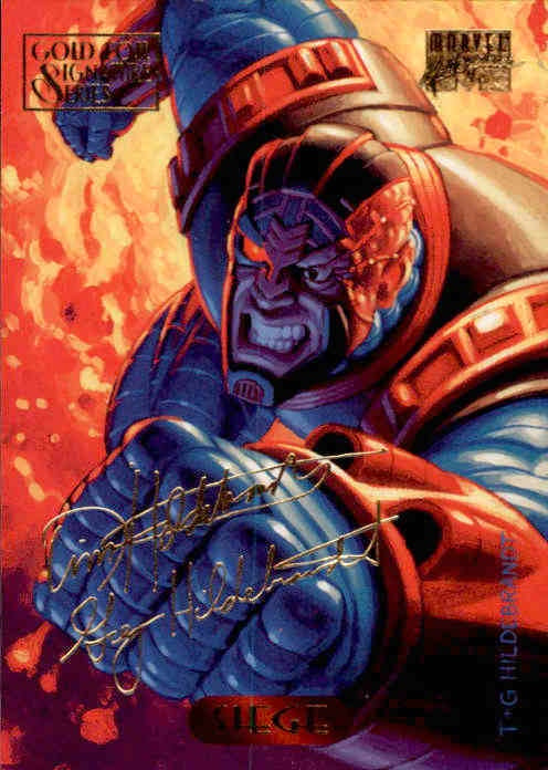 Siege, #109, Gold Foil Signature Series, 1994 Marvel Masterpieces