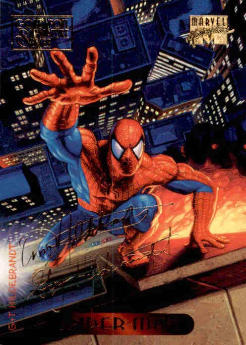 Spider-man, #115, Gold Foil Signature Series, 1994 Marvel Masterpieces