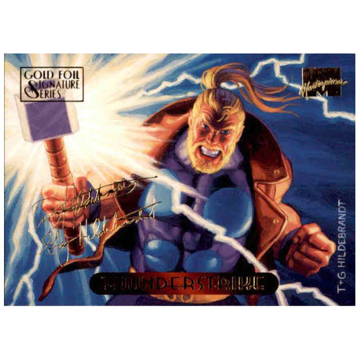 Thunderstrike, #125, Gold Foil Signature Series, 1994 Marvel Masterpieces