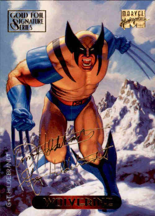 Wolverine, #137, Gold Foil Signature Series, 1994 Marvel Masterpieces