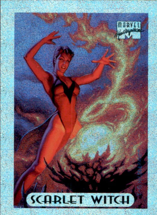 Scarlet Witch, Holofoil, 1994 Fleer Marvel Masterpieces