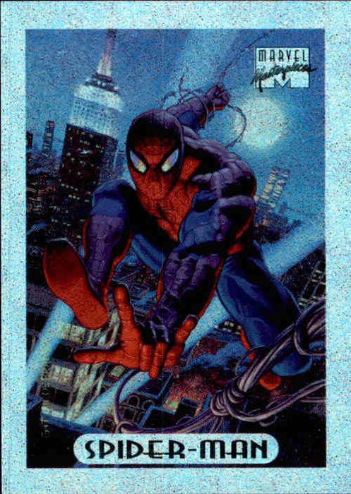 Spider-man, Holofoil, 1994 Fleer Marvel Masterpieces